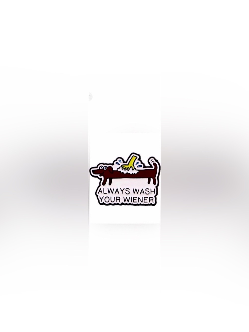 Dachshund Metal & Enamel Pin w/Butterfly Clasp, Backpacks, Bags, Purses & Hats